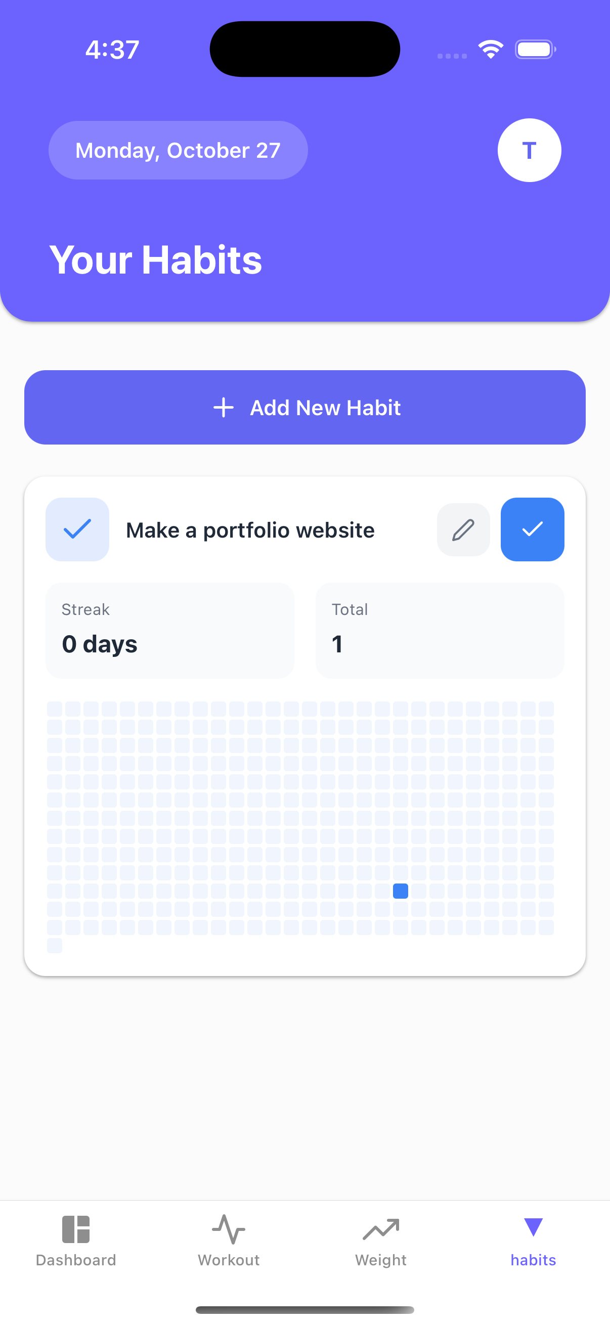 Habit Tracking